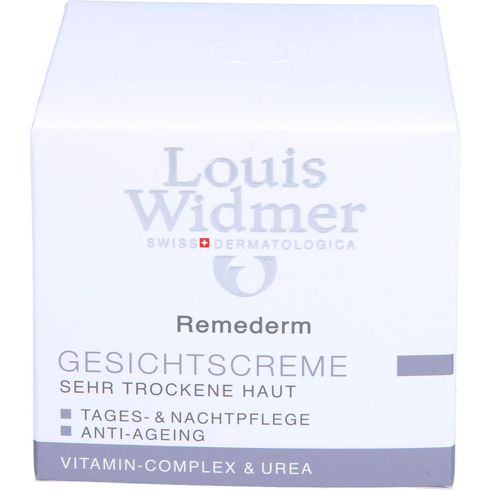 Louis Widmer Remederm Gesichtscreme Tages- und Nachtpflege, 50 ml Crème