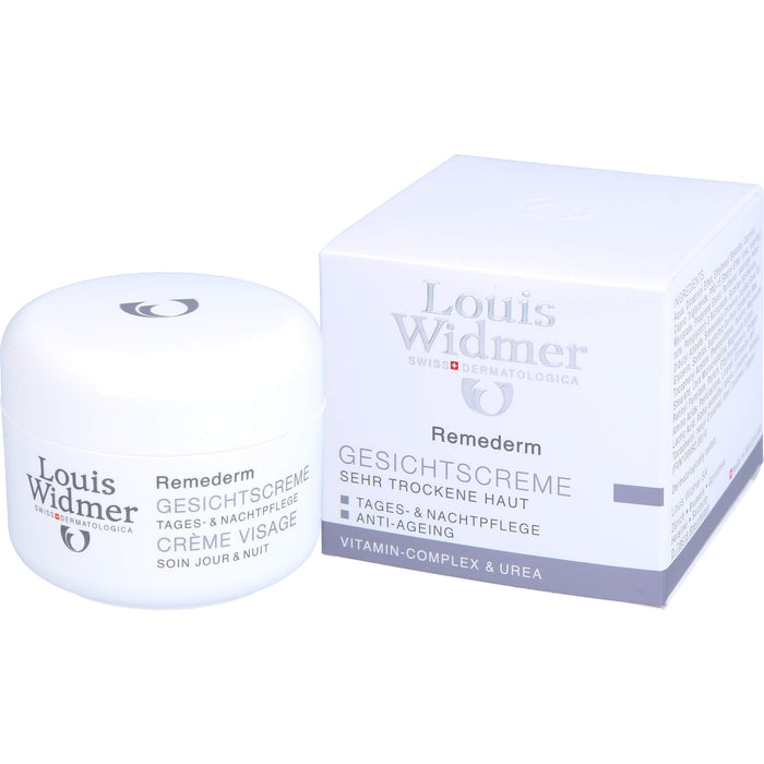 Louis Widmer Remederm Gesichtscreme Tages- und Nachtpflege, 50 ml Crème