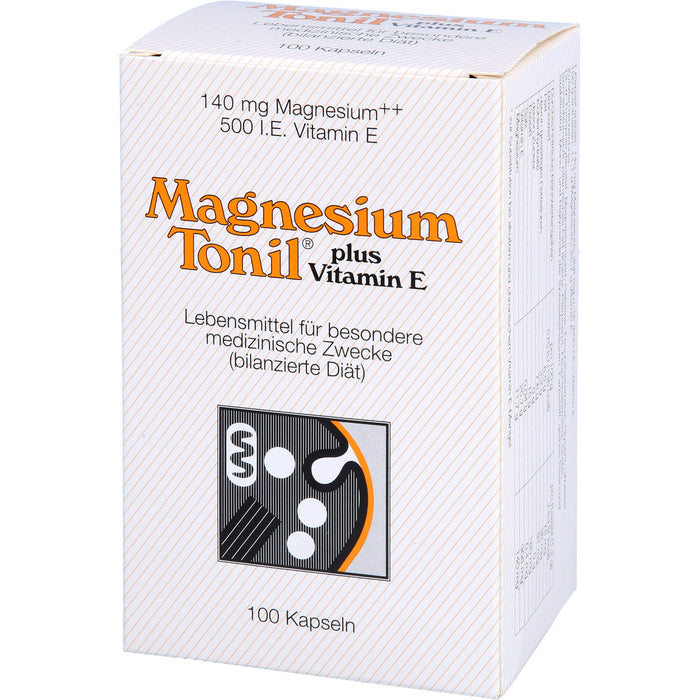 Magnesium Tonil plus Vitamin E Kapseln, 100 pc Capsules