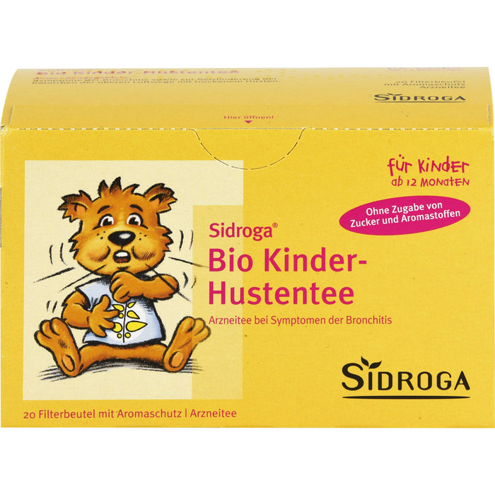 Sidroga Bio Kinder Hustentee, 20 pcs. Filter bag