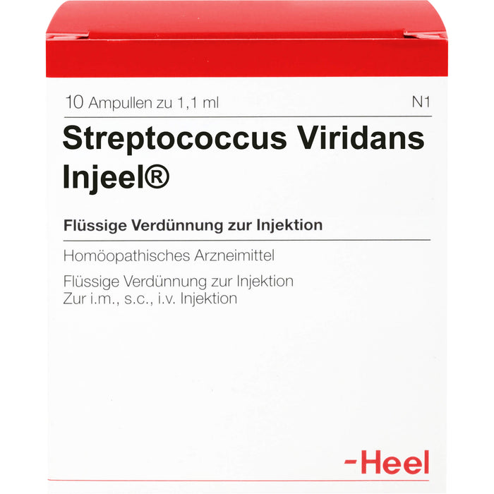 Streptococcus Viridans Injeel Amp., 10 St. Ampullen