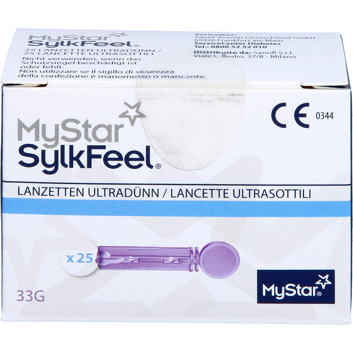 MyStar SylkFeel Lanzetten 33G, 25 St LAN