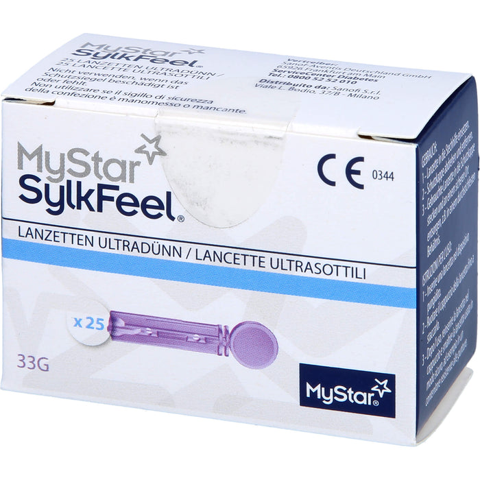 MyStar SylkFeel Lanzetten 33G, 25 St LAN