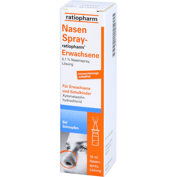 NasenSpray-ratiopharm Erwachsene, 10 ml Solution