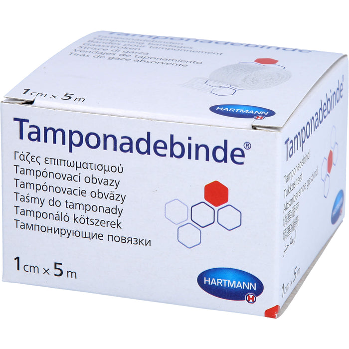 HARTMANN Tamponadebinde 5 m x 1 cm steril, 1 pcs. Tamponades