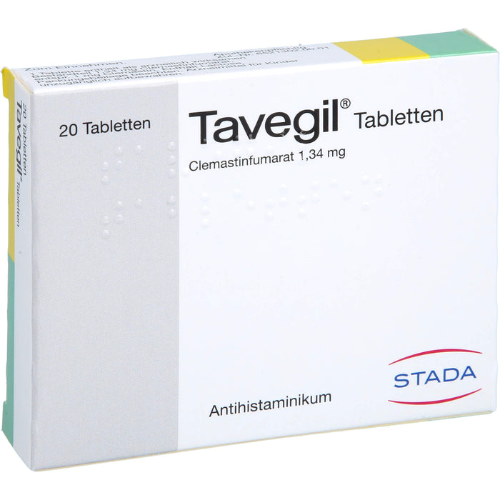 Tavegil Tabletten Antihistaminikum, 20 pcs. Tablets