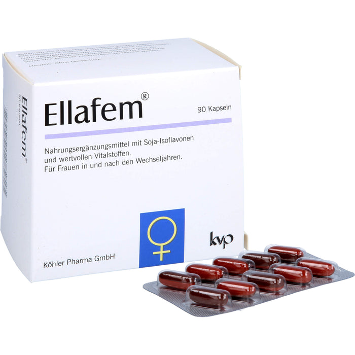 Ellafem Kapseln für Frauen in und nach den Wechseljahren, 90 pc Capsules