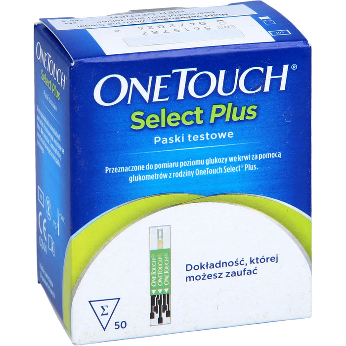 One Touch Select Plus Blutzuckerteststreifen Reimport EurimPharm, 50 pcs. Test strips