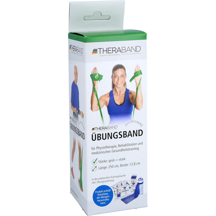 THERABAND Übungsband 2,5 m stark grün, 1 pc Paquet