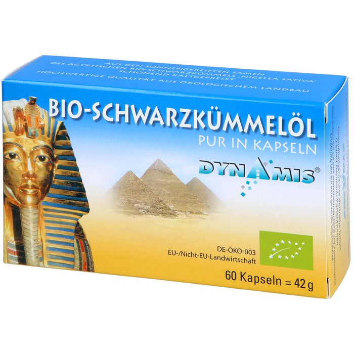 DYNAMIS Bio-Schwarzkümmelöl pur in Kapseln, 60 pc Capsules