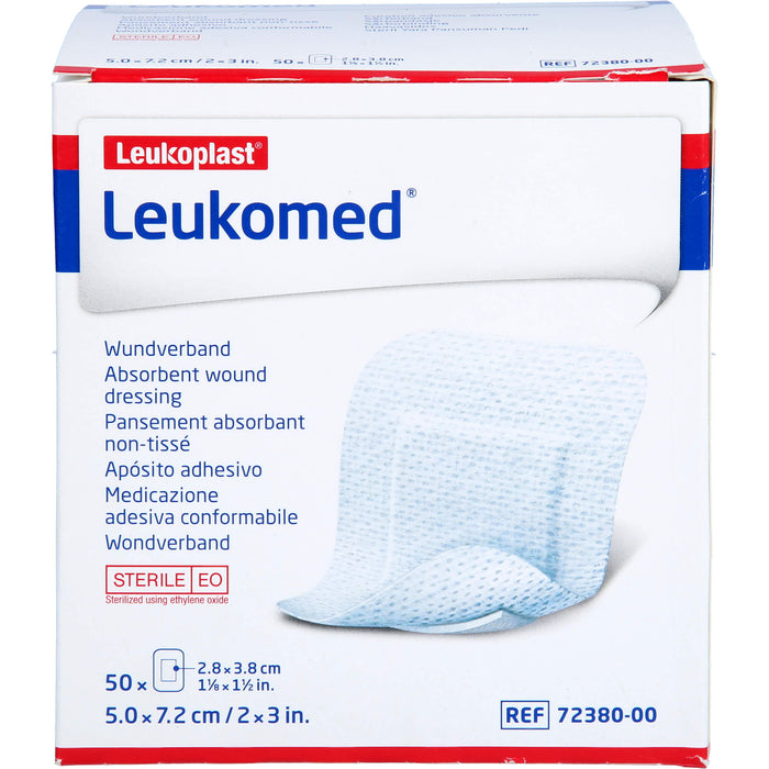 LEUKOMED STERILE PFLASTER 7,2x5 cm, 50 St PFL