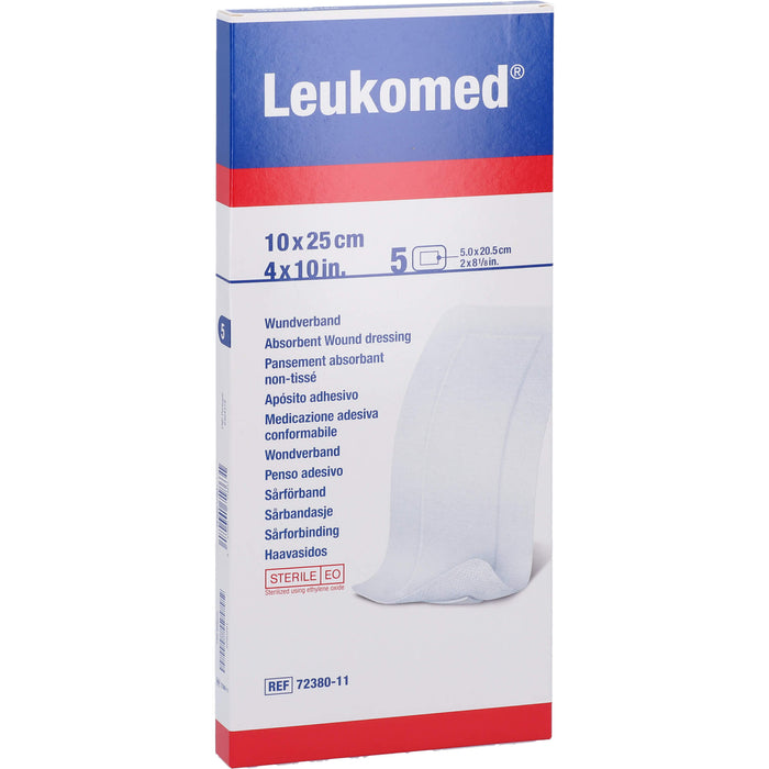 LEUKOMED STERILE PFLASTER 10x25 cm, 5 St PFL