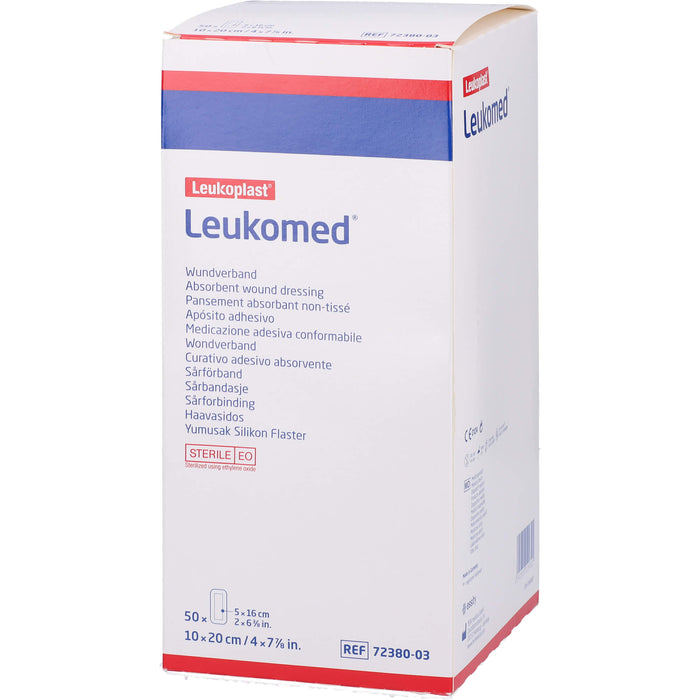 Leukomed Wundverband 10 x 20 cm, 50 St. Pflaster