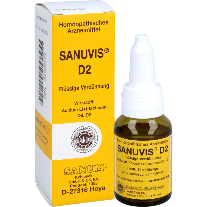 Sanuvis D 2 Dil., 30 ml Lösung