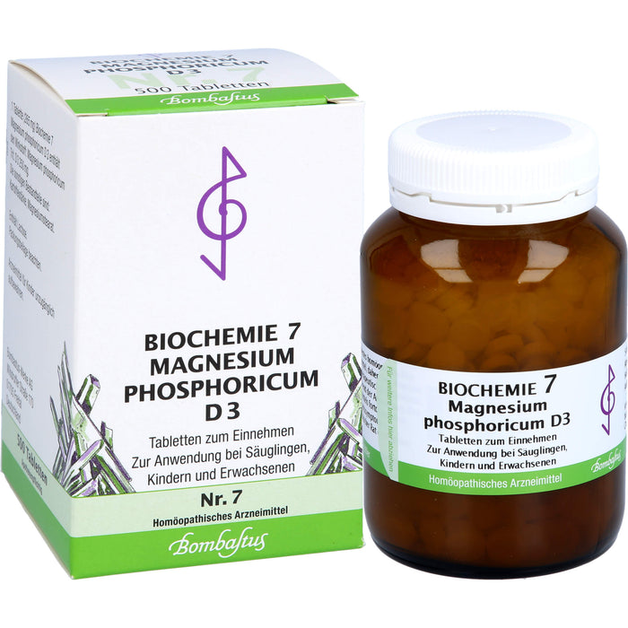 Biochemie 7 Magnesium phosphoricum Bombastus D3 Tbl., 500 St TAB