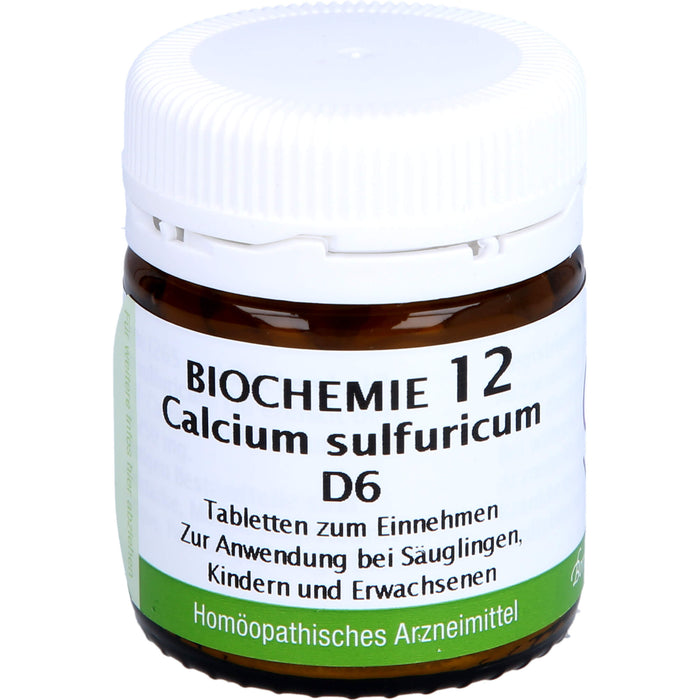 Biochemie 12 Calcium sulfuricum Bombastus D6 Tbl., 80 St TAB