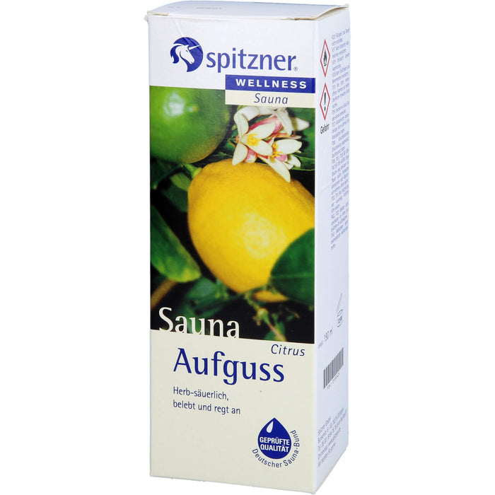 Spitzner Saunaaufguss Citrus Wellness, 190 ml Concentrate