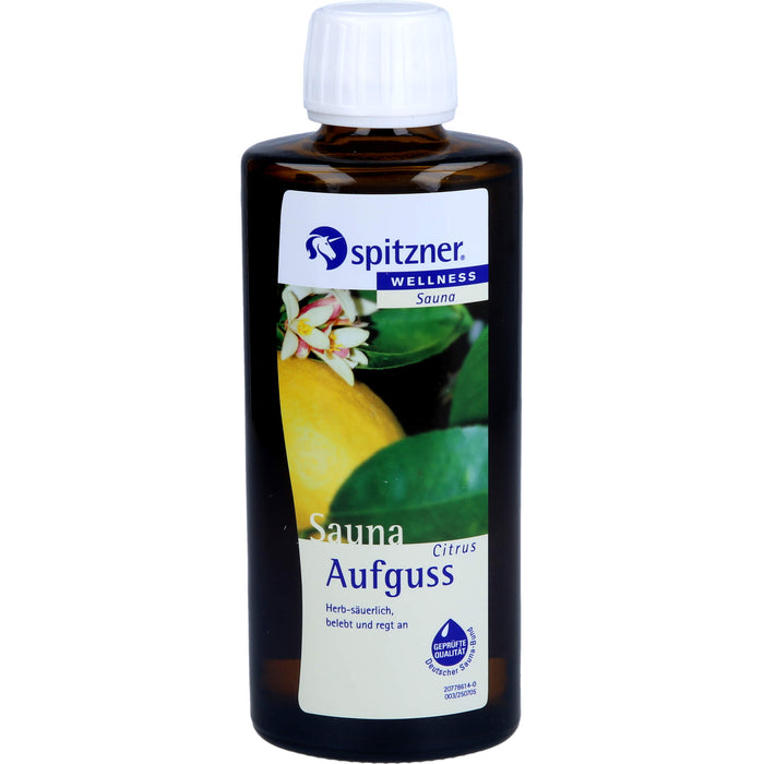 Spitzner Saunaaufguss Citrus Wellness, 190 ml Concentré