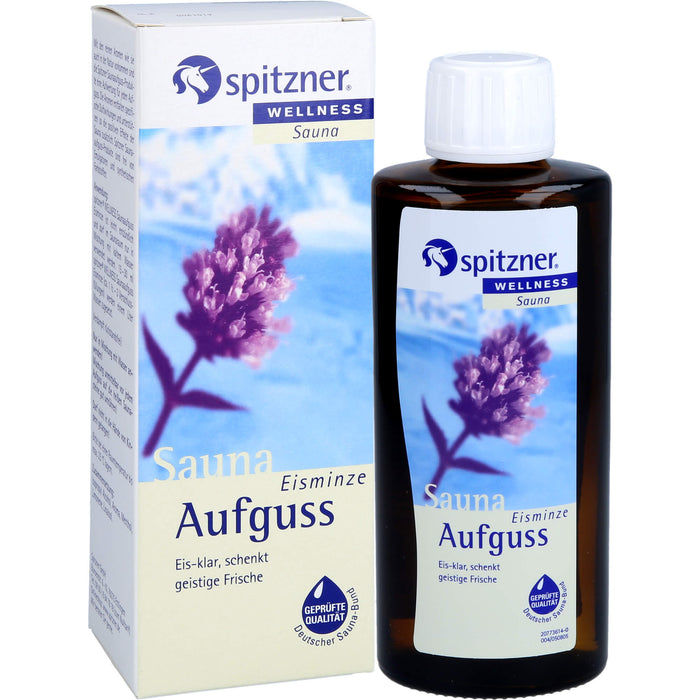 spitzner Wellness Saunaaufguss Eisminze, 190 ml Concentré