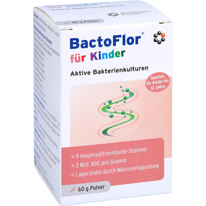 BactoFlor für Kinder aktive Bakterienkulturen Pulver, 60 g Powder