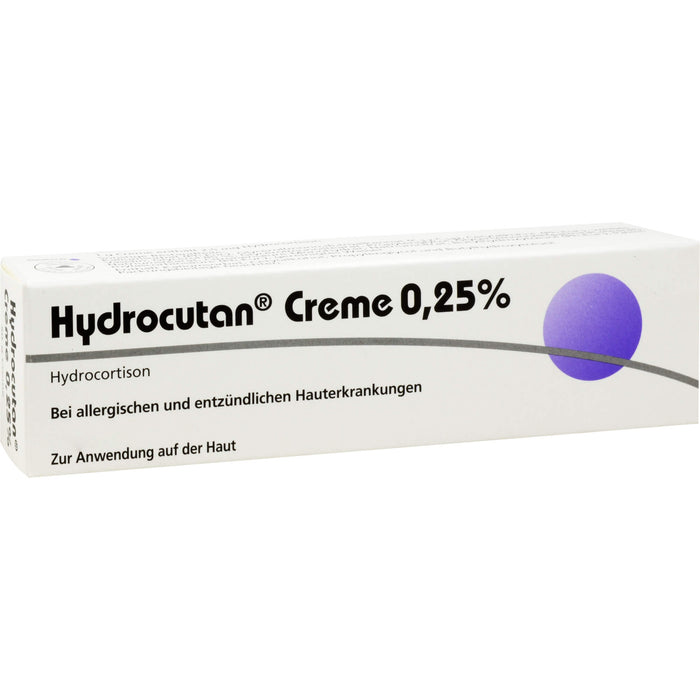 Hydrocutan Creme 0,25 % bei allergischen und entzündlichen Hauterkrankungen, 20 g Crème