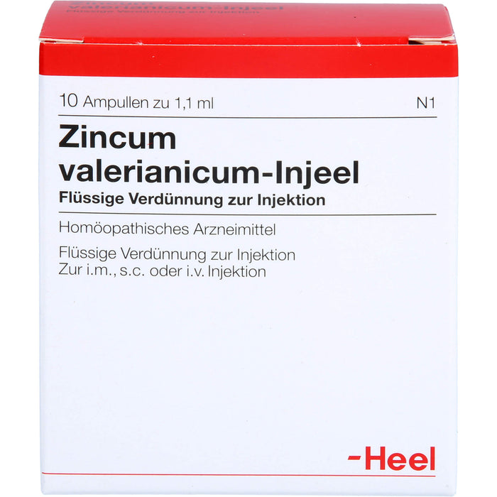 Zincum valerianicum Injeel flüssige Verdünnung, 10 pcs. Ampoules