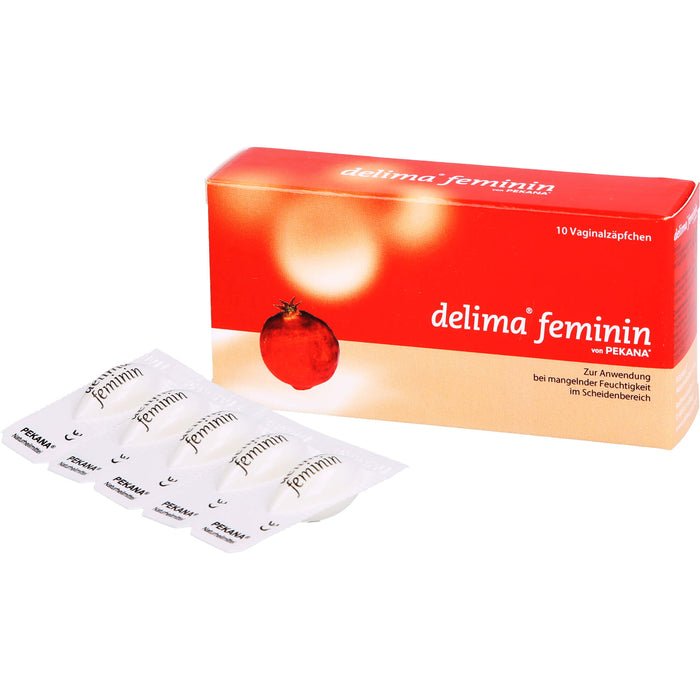 PEKANA delima feminin Vaginalzäpfchen, 10 St. Zäpfchen