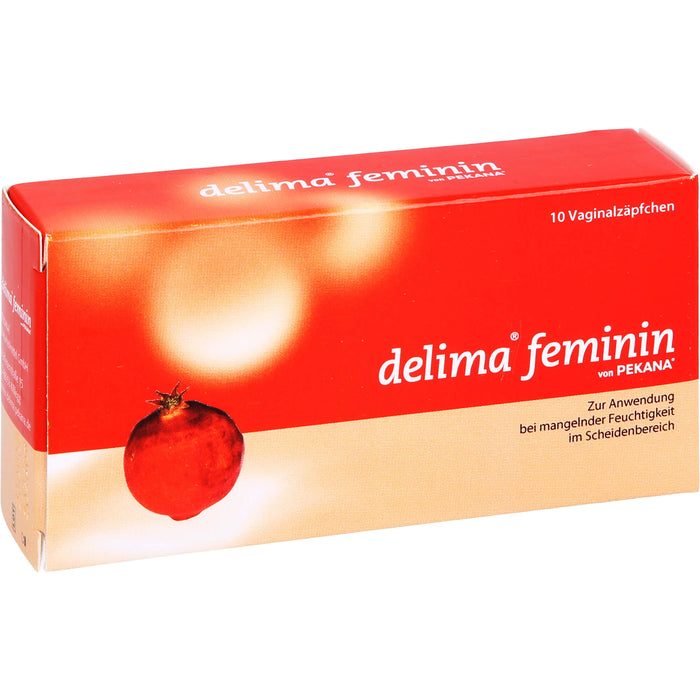 PEKANA delima feminin Vaginalzäpfchen, 10 pcs. Suppositories