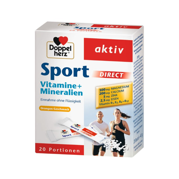 Doppelherz Sport direct Vitamine + Mineralien, 20 St. Beutel