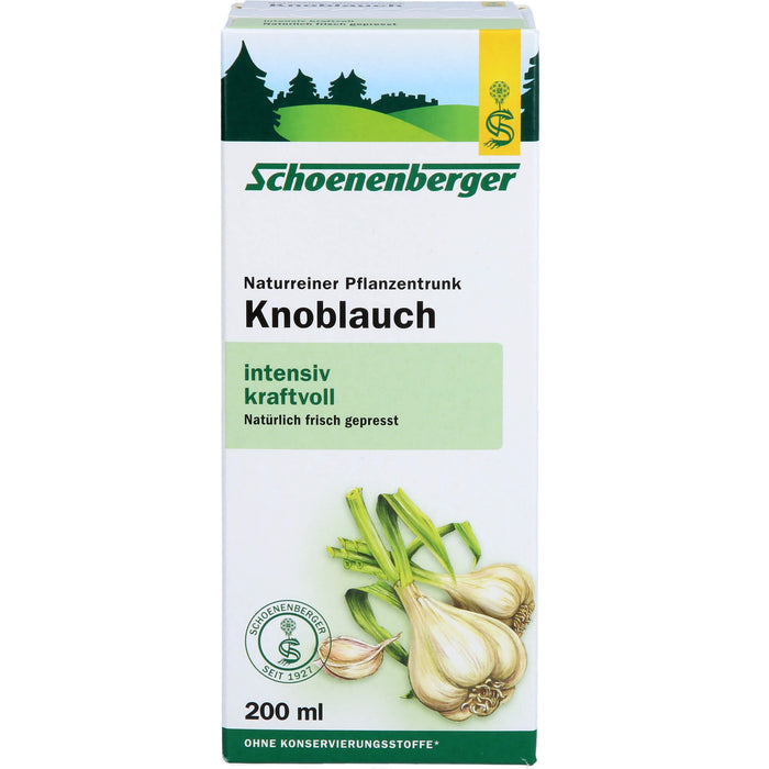 Schoenenberger Naturreiner Pflanzentrunk Knoblauch, 200 ml Solution