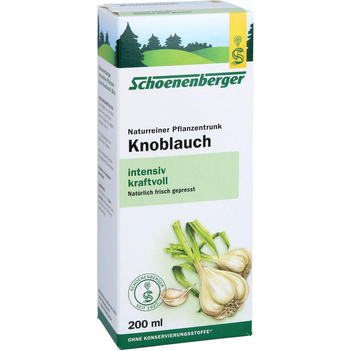 Schoenenberger Naturreiner Pflanzentrunk Knoblauch, 200 ml Solution