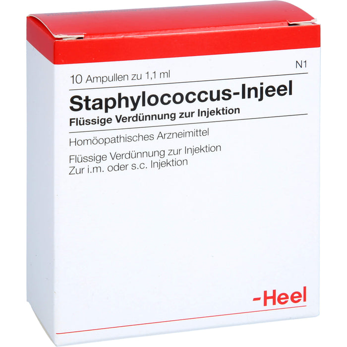 Heel Staphylococcus-Injeel flüssige Verdünnung zur Injektion, 10 pc Ampoules