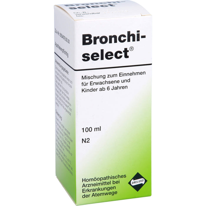 Bronchiselect Tropfen bei Erkrankungen der Atemwege, 100 ml Lösung