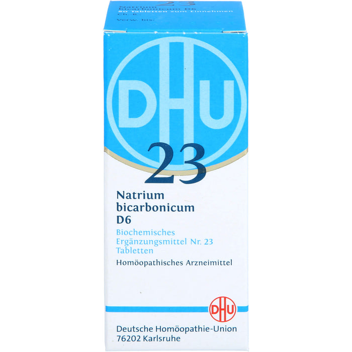 DHU Schüßler-Salz Nr. 23 Natrium bicarbonicum D6 Tabletten, 80 pcs. Tablets