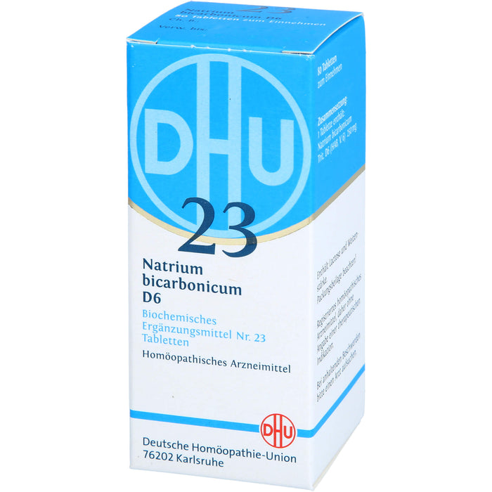 DHU Schüßler-Salz Nr. 23 Natrium bicarbonicum D6 Tabletten, 80 St. Tabletten