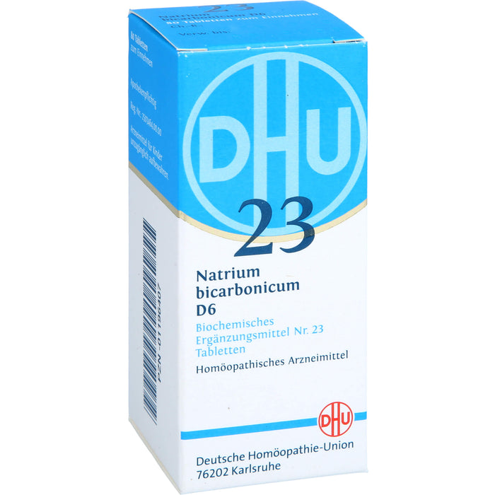 DHU Schüßler-Salz Nr. 23 Natrium bicarbonicum D6 Tabletten, 80 St. Tabletten