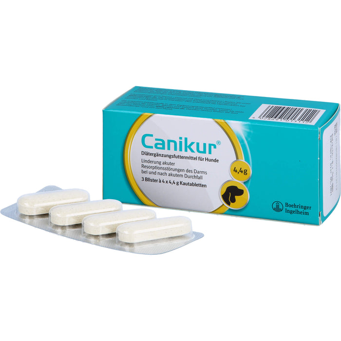 Canikur Kautabletten bei Durchfallerkrankungen bei Hunden, 12 pcs. Tablets