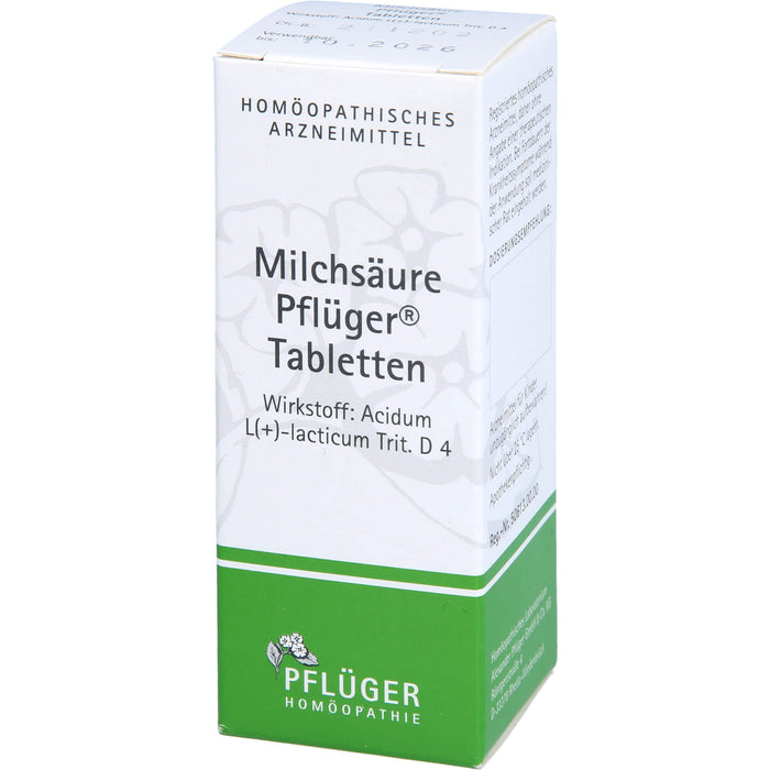 PFLÜGER Milchsäure Tabletten, 100 pcs. Tablets