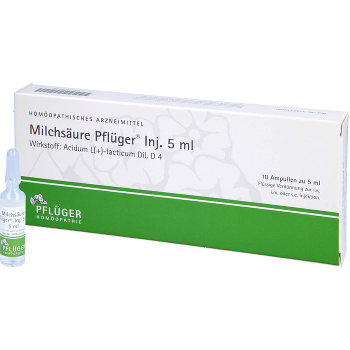 Milchsäure Pflüger Inj. 5 ml, 10 St ILO