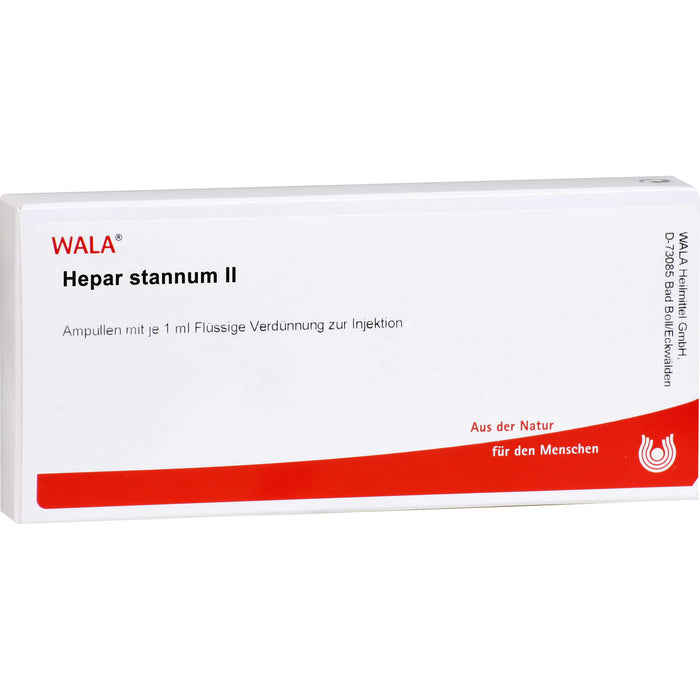 Hepar/Stannum II Wala Ampullen, 10X1 ml AMP