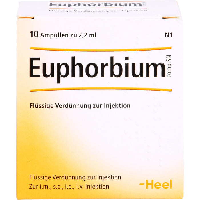 Heel Euphorbium comp. SN flüssige Verdünnung zur Injektion, 10 pc Ampoules