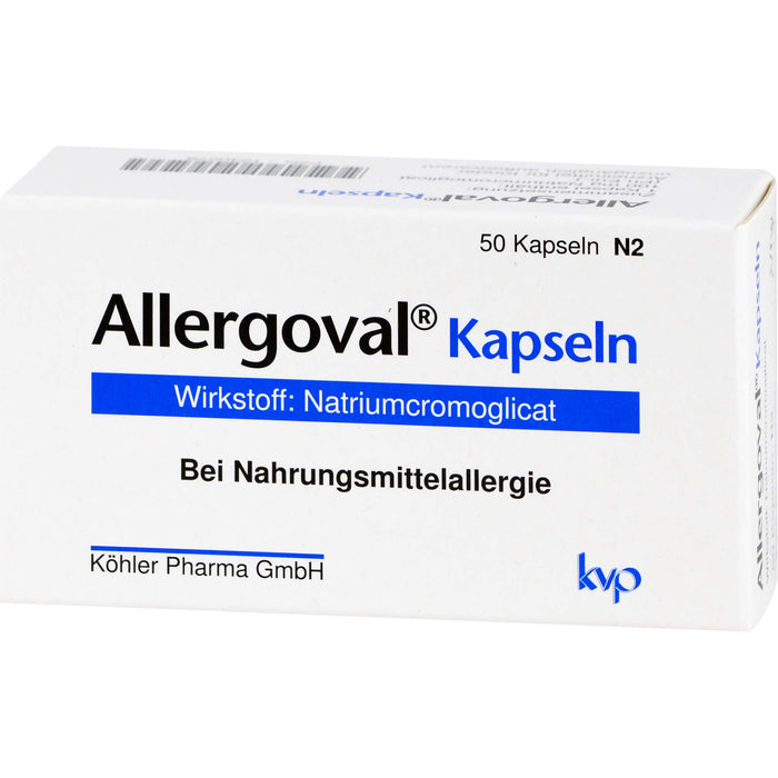 Allergoval Kapseln bei Nahrungsmittelallergie, 50 St. Kapseln