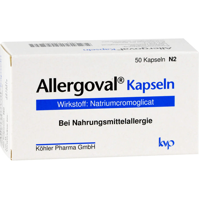 Allergoval Kapseln bei Nahrungsmittelallergie, 50 pcs. Capsules