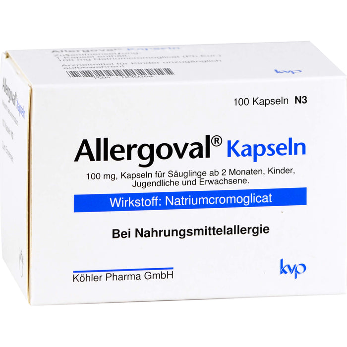 Allergoval Kapseln bei Nahrungsmittelallergie, 100 pcs. Capsules