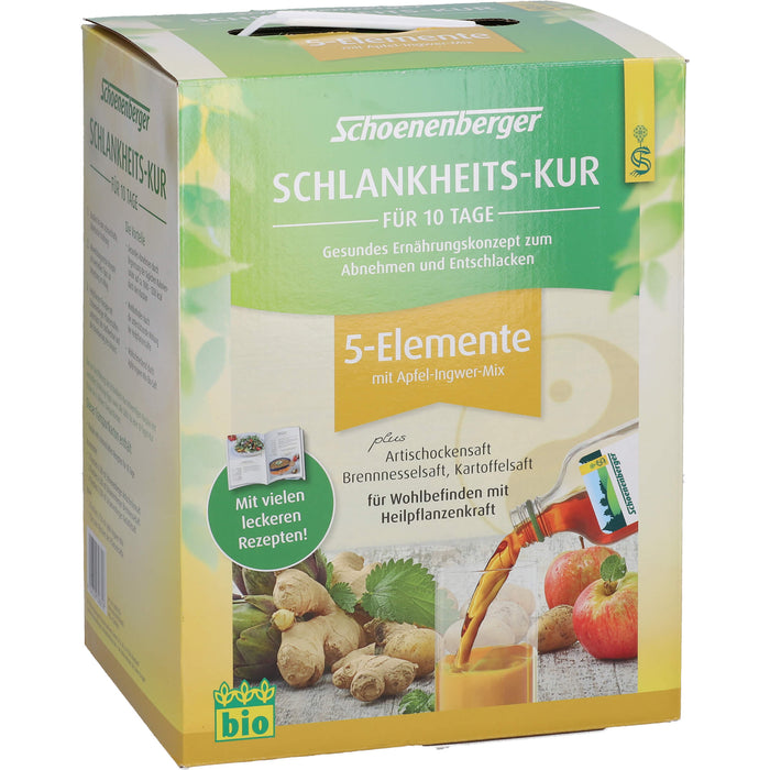 Schlankheits-Kur 5 Elemente Schoenenberger, 1 P SAF