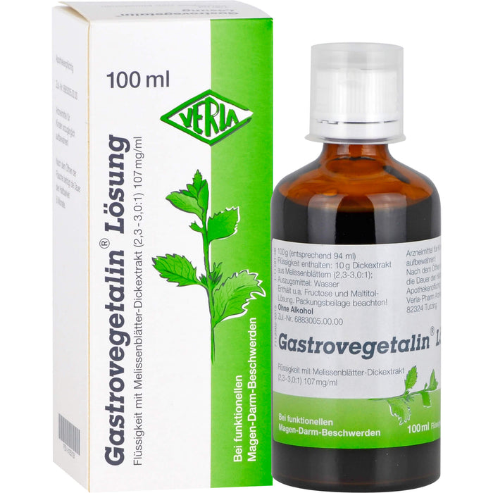 Gastrovegetalin Lösung bei Magen-Darm-Beschwerden, 100 ml Lösung