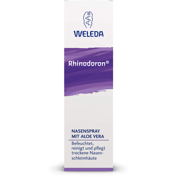 WELEDA Rhinodoron Nasenspray mit Aloe Vera, 20 ml Lösung