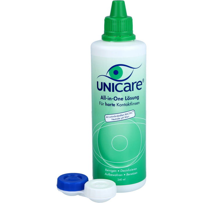 Unicare All-in-One Lösung für harte Kontaktlinsen, 240 ml Solution