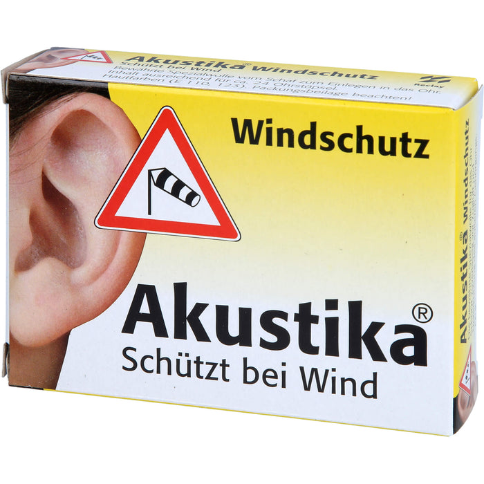 Akustika Windschutz Spezialwolle für das Ohr, 1 St. Packung