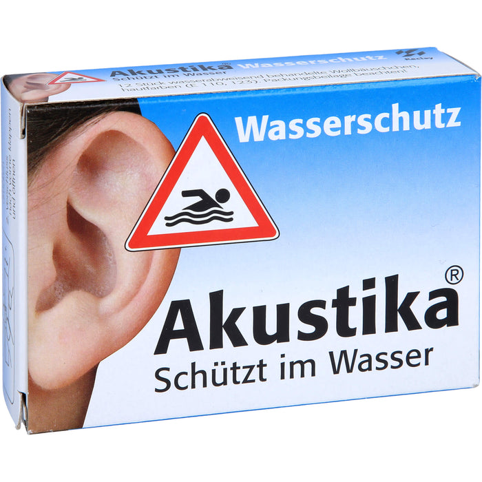 Akustika Wasserschutz Ohrschutz Wollebäuschchen, 1 pc Paquet